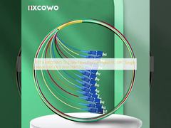 FTTX HXCOWO 12 Color Fiber Optical Pigtail SC UPC Single Mode G657A 0.9mm G652D