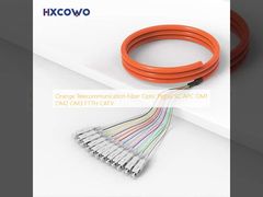 Orange Telecommunication Fiber Optic Pigtail SC APC OM1 OM2 OM3 FTTH CATV