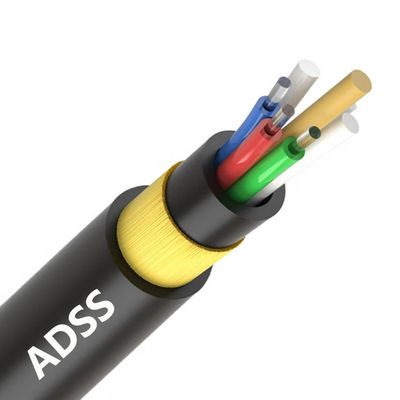 주문 HXCOWO 공기 케이블 자부장 미니 G652D ADSS 광섬유 케이블 2-288 코어 온라인 제조