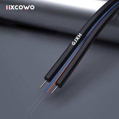 주문 Telecom Communication Indoor Fiber Cable 1 2 4 Core GJXH G657A2 6 Core Wire Cable 온라인 제품