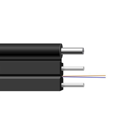 주문 G657A 1km FTTH Drop Cable 1 2 4 6 8 12 Core PVC Fiber Optical Cable for Indoor/Outdoor 온라인 제품