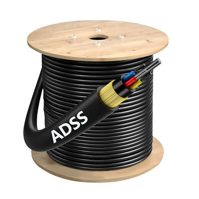 주문 다이렉트릭 ADSS 광섬유 케이블 G652D G657A1 G657A2 야외 공기 광섬유 케이블 온라인 제조