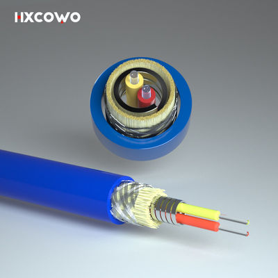 주문 LSZH TPU Flexible Spiral Steel Armored Fiber Optical Cable For Dustproof Function 온라인 제품