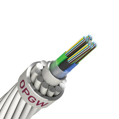 주문 OPGW 오버헤드 그라운드 와이어 G652D G657A1 G657A2 광전력 복합 케이블 온라인 제조