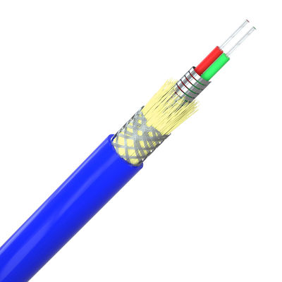 주문 50/125 Flexible Spiral Steel Single Mode Armored Fiber Cable 2-288 Core 온라인 제품
