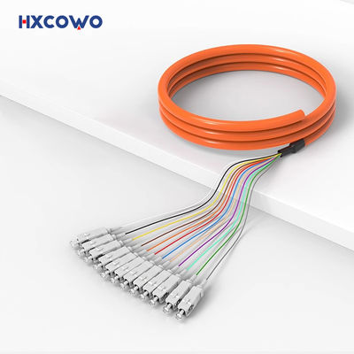 주문 주황색 원거리 통신 광섬유 변발 SC APC OM1 OM2 OM3 FTTH CATV 온라인 제조