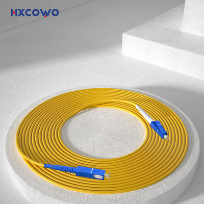 주문 HXCOWO LC SC/UPC Optical 1M Single Mode Single Core 3.0mm Fiber Cable Patch for FTTX 온라인 제품