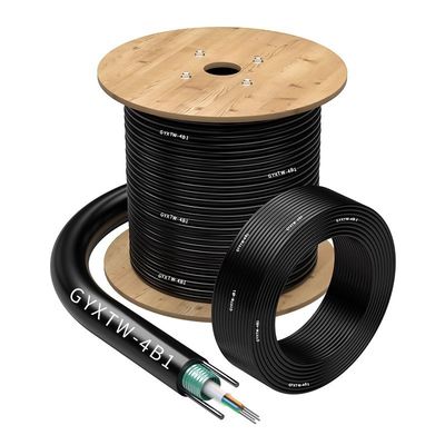 주문 Outdoor Drop Armoured Fiber Optical Cable HXCOWO FTTX Solution GYXTW 4 6 8 12 Cores 온라인 제품