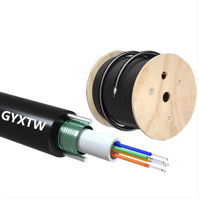 주문 G652D/G657A1/G657A2 HXCOWO SM 2/4/6/코어 GYXTW용 섬유 유형 실외 광섬유 케이블 온라인 제조