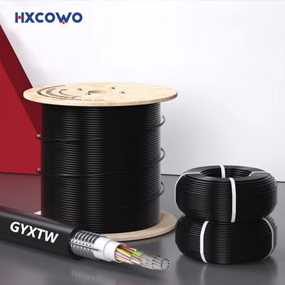 주문 안정적인 네트워크 데이터 신호 전송을 위한 HXCOWO GYXTW 실외 기갑 섬유 케이블 온라인 제조