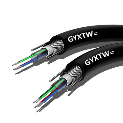 주문 Black Outdoor Armored Fiber Optic Cable G652D Duct Optical Fiber Cable 온라인 제품