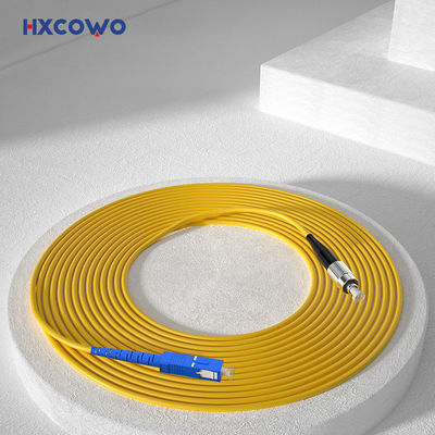 주문 Customized Colors HXCOWO FTTH SC/FC UPC APC Armored SM MM SX DX Fiber Optic Cable Patch 온라인 제품