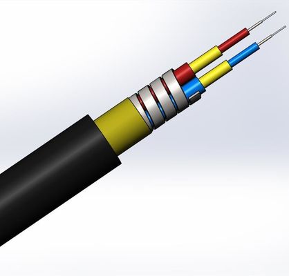 주문 SM LC SC FC CPRI Waterproof FTTA Jumper Armored Fiber Optic Cable 7.0mm 2C 4C 온라인 제품
