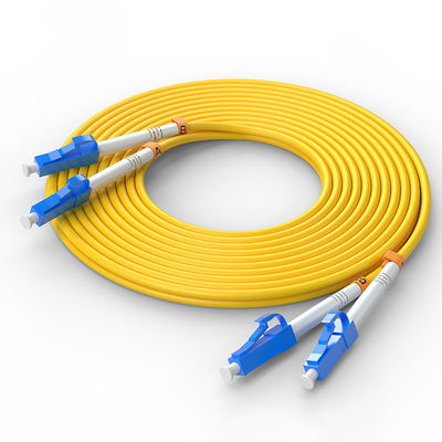 주문 Single Mode LC/UPC-LC/UPC FTTH Duplex Fiber Optic Cable Patch for Customized Colors 온라인 제품