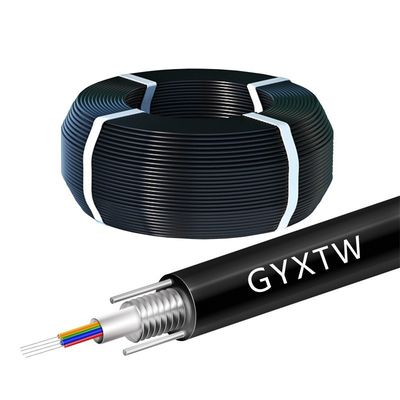 주문 싱글모드 옥외 기갑 광학 섬유 케이블 G652D 기갑 섬유 케이블 온라인 제조
