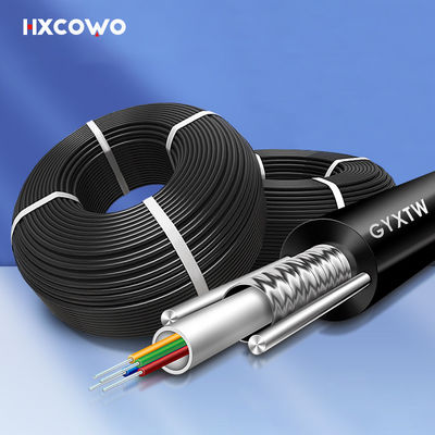 주문 High Speed Armored Single Mode Fiber G657A1 G657A2 Outdoor Armored Fiber Optic Cable 온라인 제품