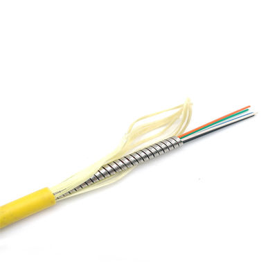 주문 6C G657A2 LSZH PE PVC Anti Rodent Armoured Fiber Cable With 6 Conductors 온라인 제품