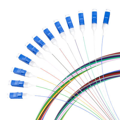 주문 HXCOWO SM G657A 12 Cores Colors LC/APC LC/UPC FTTH Fiber Optic Pigtail for 3G Network 온라인 제품