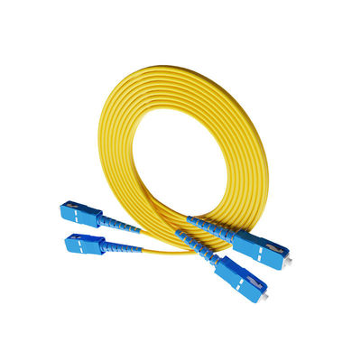 주문 HXCOWO SC UPC Multimode 3.0mm Duplex Fiber Optic Cable Patch in Ordinary Armored Types 온라인 제품