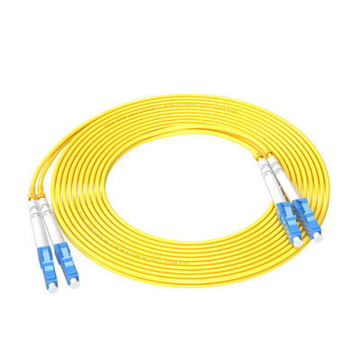 주문 일반 섬유 케이블 패치 3m LC-LC 2core 3.0mm by HXCOWO 파장 850nm/1310nm/1550nm 온라인 제조