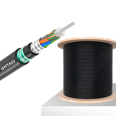 주문 Non Metallic Outdoor Armored Fiber Optic Cable GYFTA53 Custom Length 온라인 제품