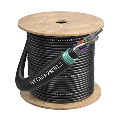 주문 RoHS Armoured Fibre Optic Cable GYTA53 For Fast Telecom Communication 온라인 제품