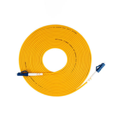 주문 FTTxFTTB용 실내 SM G652D G657A1 G657A2 단순한 3.0mm LC UPC 광섬유 케이블 패치 온라인 제조