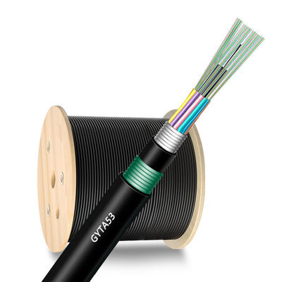 주문 48 96 144 Core GYTA53 Direct Burial Fiber Optic Cable For Outdoor Networking Discount 온라인 제품