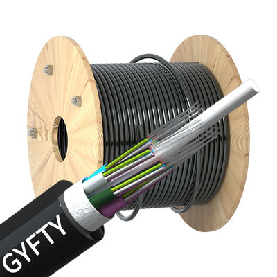 주문 통신용 광섬유 케이블 2-288 코어 야외 비 금속 G652D GYFTY 온라인 제조