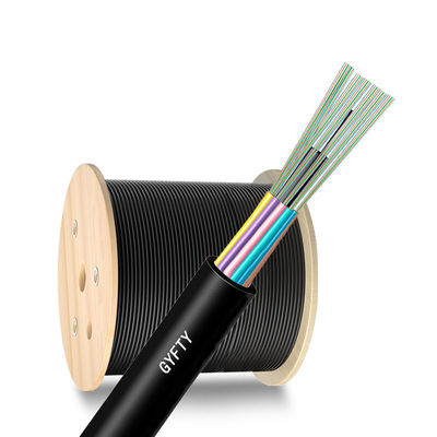 주문 HDPE Jacket HXCOWO GYFTY 2-288Core SM G652D Duct Fiber Optic Cable for Connection 온라인 제품
