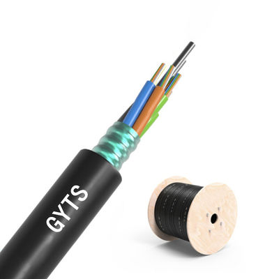주문 Custom Outdoor Armored Fiber Optic Cable 2 4 6 8 24 32 48 84 96 144 288 Cores 온라인 제품