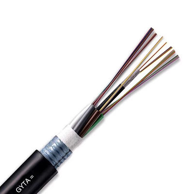 주문 OEM ODM Single Mode Armored Fiber Cable HXCOWO 6 8 12 24 Core 온라인 제품