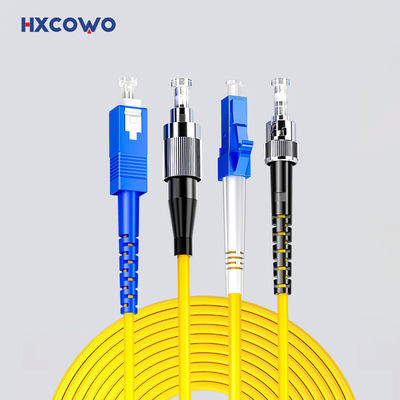 주문 HXCOWO SC LC FC ST MTRJ APC/UPC 커넥터 실내 장갑 광섬유 패치 코드 1 온라인 제조