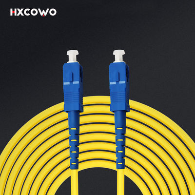 주문 FTTH 기갑 광섬유 패치 케이블 G652D G657A1 G657A2 HXCOWO SC SC UPC APC 온라인 제조