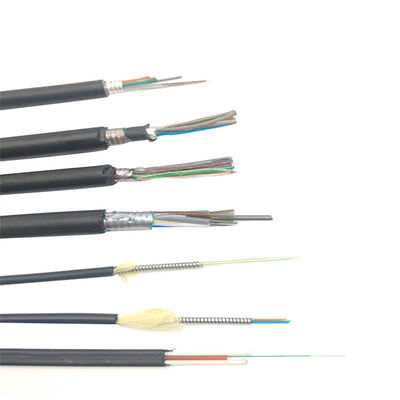 주문 강철 테이프 장갑 및 충진 로프 번호 5 0을 특징으로 하는 맞춤형 길이 옥외 장갑 광섬유 케이블, 옥외 네트워크 설치에 이상적 온라인 제품