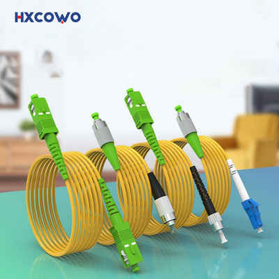 주문 1core Fiber Optic Patch Cord HXCOWO SC/FC/LC/ST Low Loss APC/UPC 9/125 SM SX 3M G657A 온라인 제품