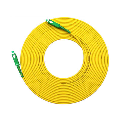 주문 HXCOWO SM G652D 2.0mm PVC Simplex Fiber Patch Cord in Custom Length with SC/APC Connector 온라인 제품