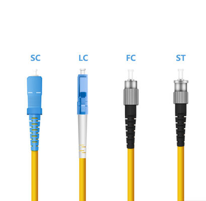주문 Network wifi HXCOWO SC/FC/LC/ST/MTRJ/MU/DIN UPC APC Connector Fiber Optic Patch Cord 온라인 제품