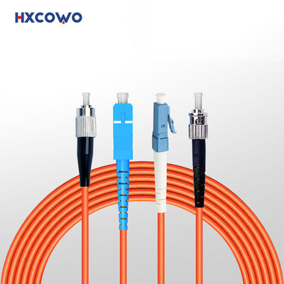주문 단순한 이중 FTTH 패치 코드 SC/LC/FC/ST UPC/APC 다중 모드 광섬유 패치 케이블 온라인 제조