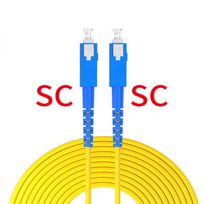 주문 1코어 광섬유 패치 케이블 SC TO SC UPC/APC 2.0mm/3.0mm G652D/G657A FTTH용 온라인 제조