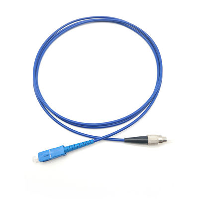 주문 Blue SS Single Mode Fiber Patch Cord G625D Pre Terminated Fiber Cable 온라인 제품