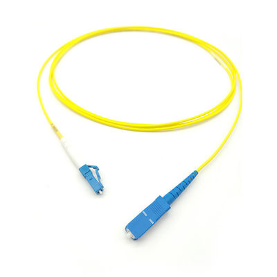주문 SM LSZH 3mm SX 2M 스테인리스 스틸 장갑 광섬유 점퍼 케이블 FTTH LC/UPC-SC/UPC 온라인 제조