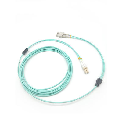 주문 LSZH 3.0mm 듀플렉스 5M 스테인리스 스틸 장갑 ZIP 섬유 패치 케이블 데이터 센터 온라인 제조