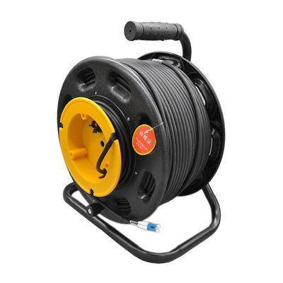 주문 FTTx Tactical Fiber Reel Customized Spiral Armored Fiber Optic Cable 온라인 제품