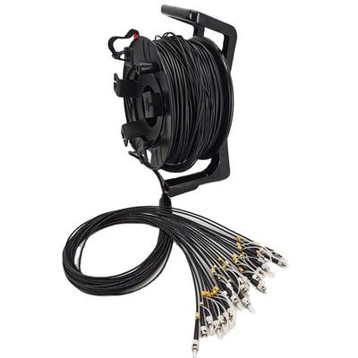 주문 FTTx Solutions Tactical Fiber Optic Cable Tactical Multimode Fiber With LSZH PVC TPU Jacket 온라인 제품