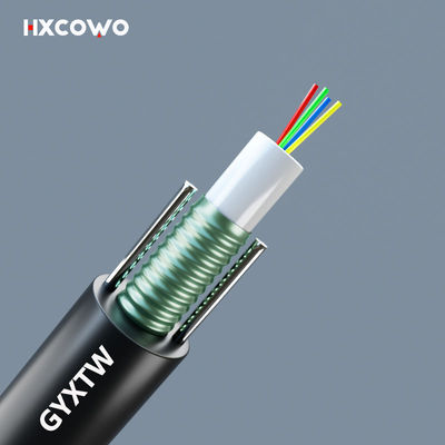 주문 옥외 기갑 GYXTW 광학 섬유 케이블 2-288 핵심 G652D/G657A1/G657A2 섬유 유형 관례 길이 온라인 제조