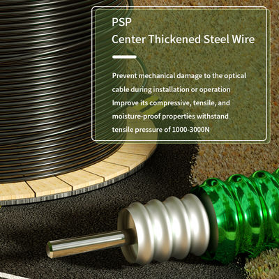 주문 맞춤형 길이의 아머드 실외 광섬유 케이블, 수치 구경 0.200±0.015NA, 환경적 위험으로부터 보호 기능 제공 온라인 제품